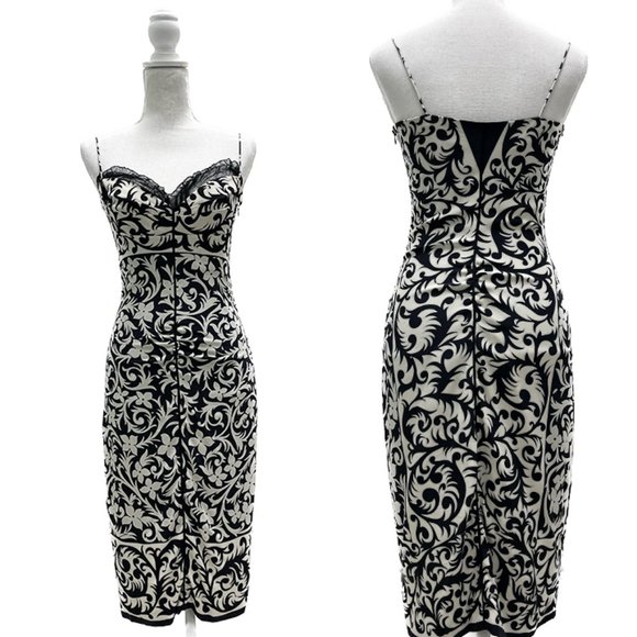 Nicole Miller Dresses & Skirts - Nichole Miller Collection Floral Ruched Silk Slip Dress